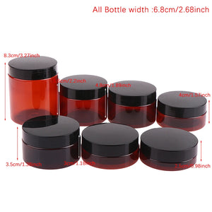 *Equipment - Screw top Jars- Amber Glass