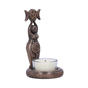 Triple Goddess Tea Light Statue