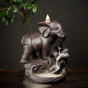 Backflow Burner - Elephant Backflow Incense Burner