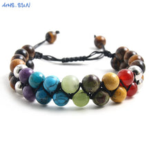 Bead Bracelet - 8mm Double Layer Braided