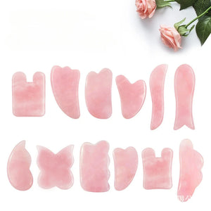 Natural Crystal - Gua Sha - Various Design - Face Massage