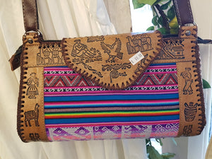 Handbag Bag - Peruvian Aguayo Medium