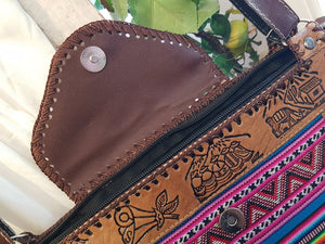 Handbag Bag - Peruvian Aguayo Medium