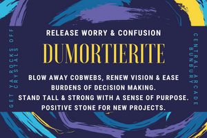 Dumorterioite  - Tumbled Stone