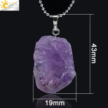 Raw Crystal Necklaces & Pendants