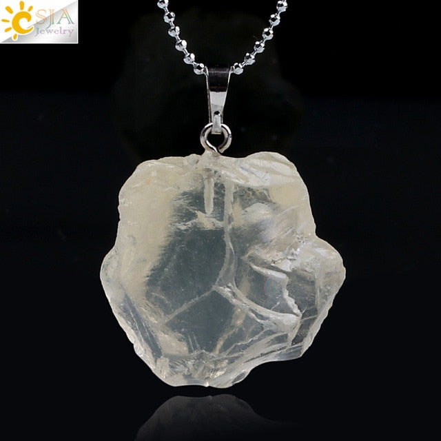 Raw Crystal Necklaces & Pendants