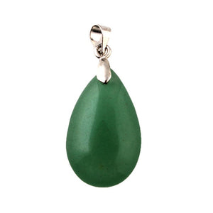 Natural Stone Water Drop Pendants