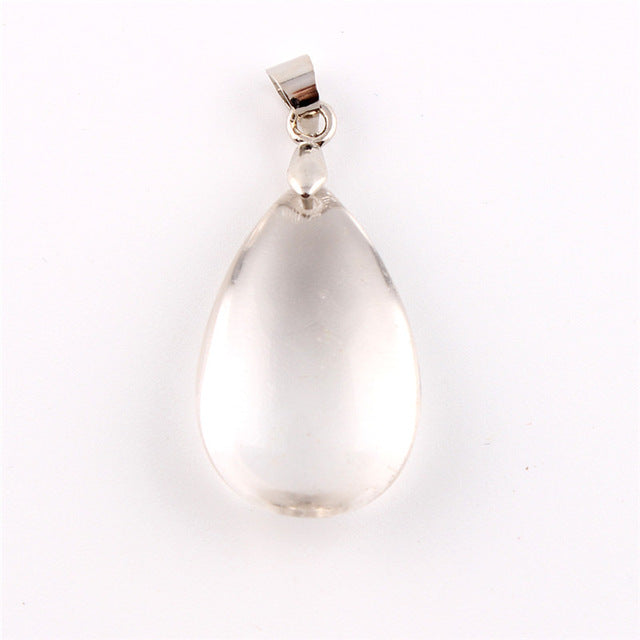 Natural Stone Water Drop Pendants