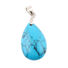 Natural Stone Water Drop Pendants