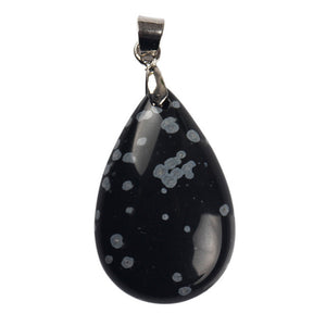 Natural Stone Water Drop Pendants