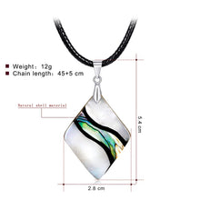 Mother of Pearl -  Teardrop Pendant