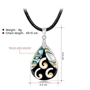 Mother of Pearl -  Teardrop Pendant