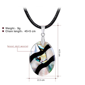 Mother of Pearl -  Teardrop Pendant