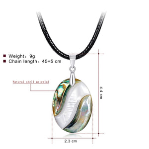 Mother of Pearl -  Teardrop Pendant