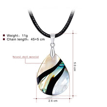 Mother of Pearl -  Teardrop Pendant